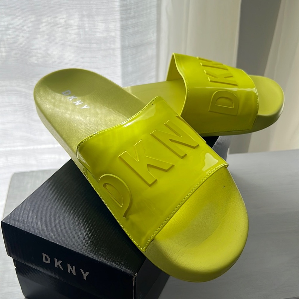 DKNY Neon Slides